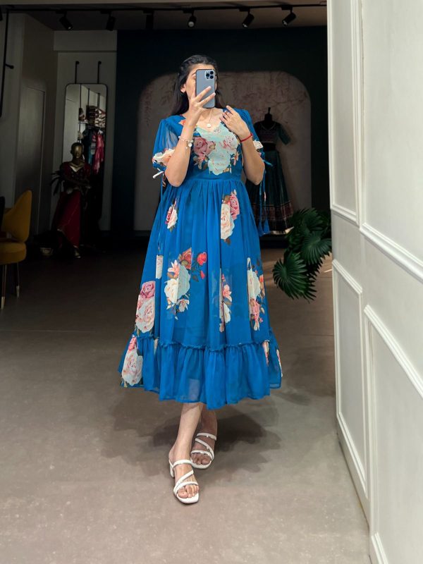 FrockV0002-floral maxi dress - Image 2