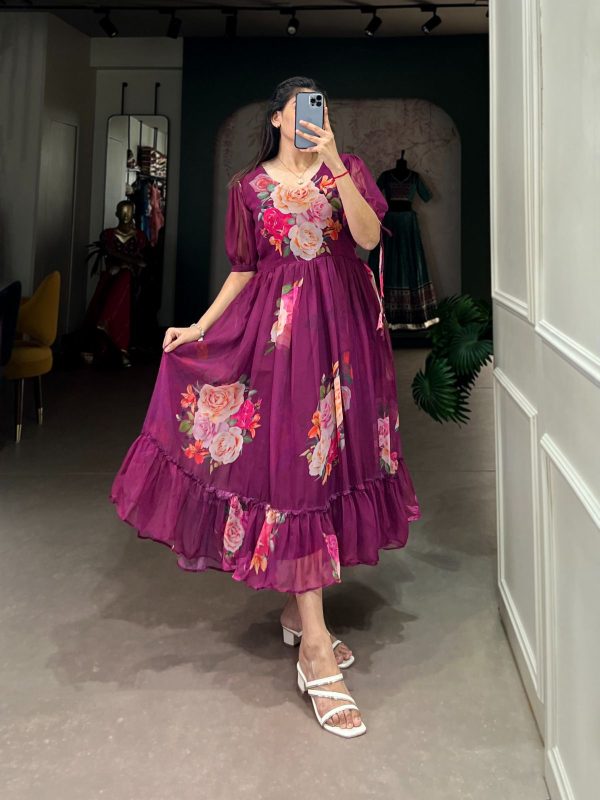 FrockV0002-floral maxi dress