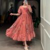 FrockV0002-floral maxi dress - Image 5