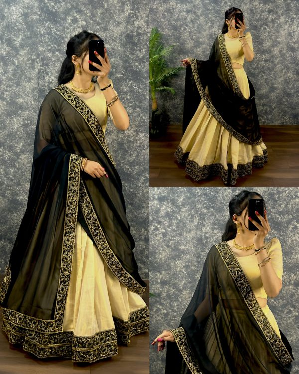 Lehanga set V0006 - stitched Rashik silk